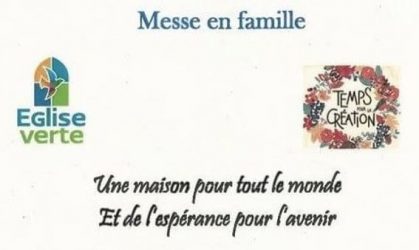 Messe en famille 9 octobre 2021