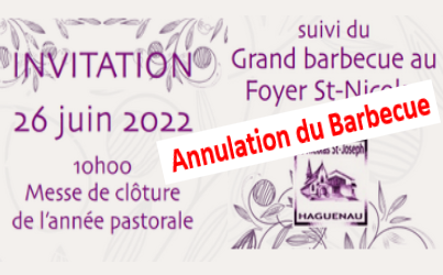 BBQ ( annulation)