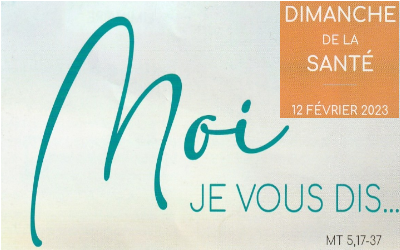 Dimanche de la santé 2023 : « Moi je vous dis… »